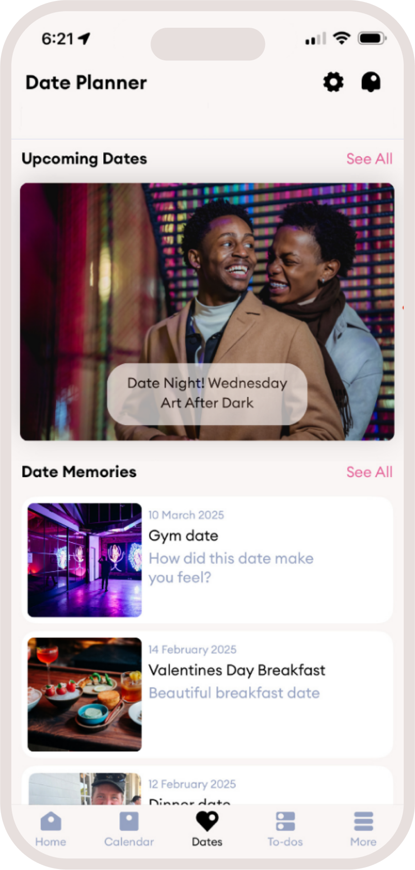 Cupla date planner